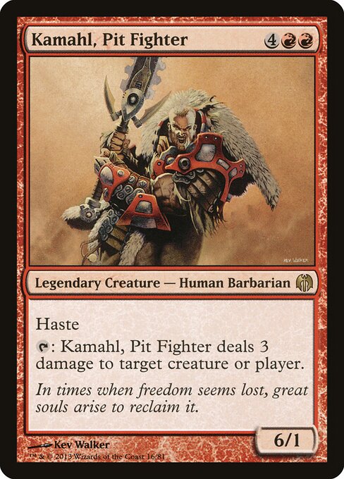 Kamahl, Pit Fighter (16) - Duel Decks: Heroes vs. Monsters - Game On