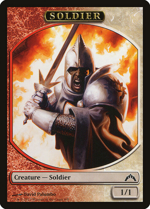 Soldier (6) - Gatecrash Tokens - Game On