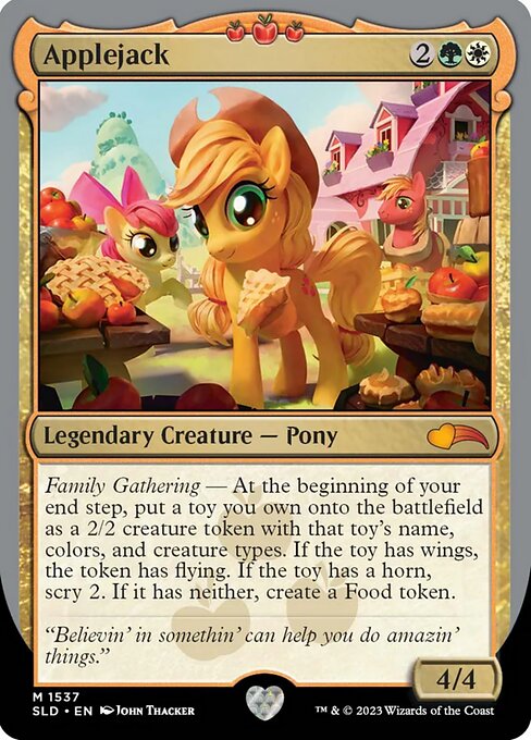 Applejack (1537) (Foil) - Secret Lair Drop - Game On