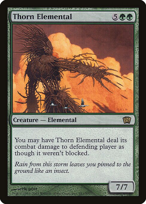 Thorn Elemental (283★) (Foil) - Eighth Edition - Game On
