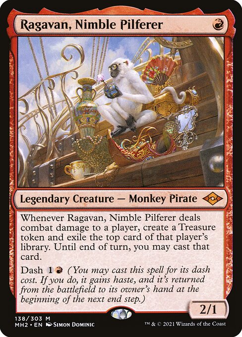Ragavan, Nimble Pilferer (138) (Foil) - Modern Horizons 2 - Game On