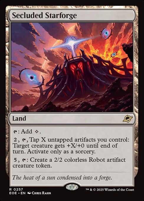 Secluded Starforge (257) (Foil) - Edge of Eternities - Game On