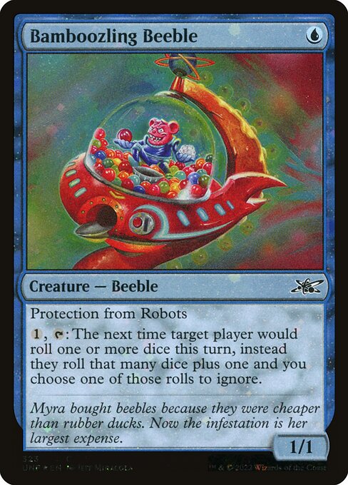 Bamboozling Beeble (323) (Foil) - Unfinity - Game On