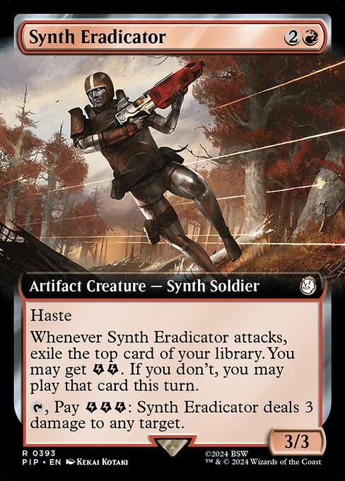 Synth Eradicator (393) - EXTENDED ART - Fallout - Game On
