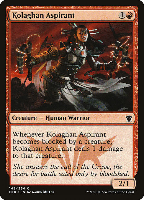 Kolaghan Aspirant (143) (Foil) - Dragons of Tarkir - Game On