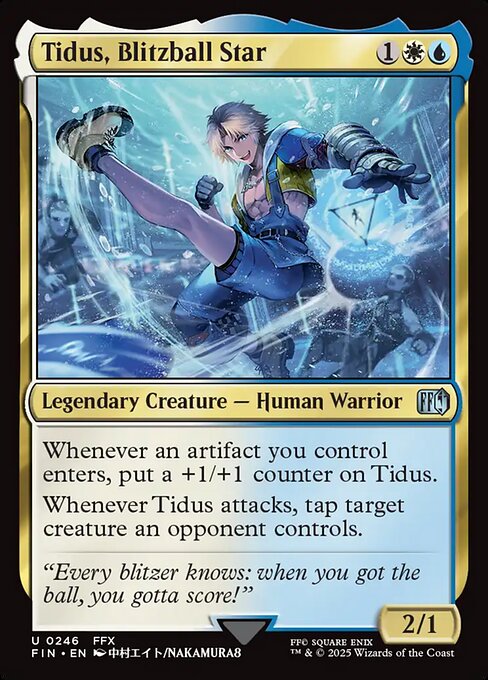 Tidus, Blitzball Star (246) (Foil) - Final Fantasy - Game On