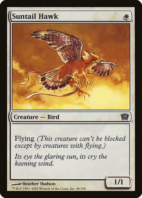 Suntail Hawk (49★) (Foil) - Ninth Edition - Game On