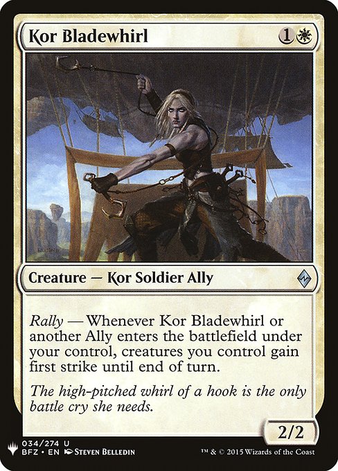 Kor Bladewhirl (BFZ-34) - The List - Game On