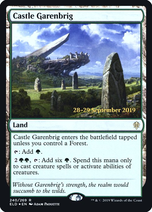Castle Garenbrig (240s) (Foil) - Throne of Eldraine Promos - Game On