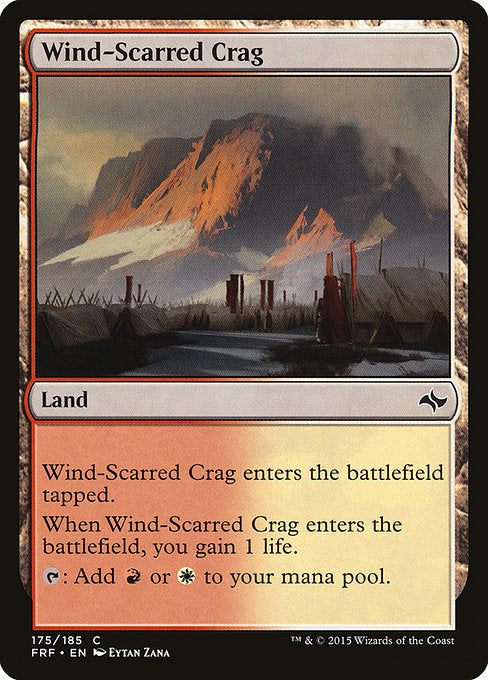 Wind-Scarred Crag (175) (Foil) - Fate Reforged - Game On