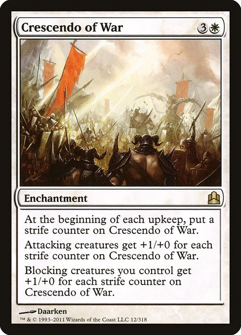 Crescendo of War (12) - Commander 2011 - Game On