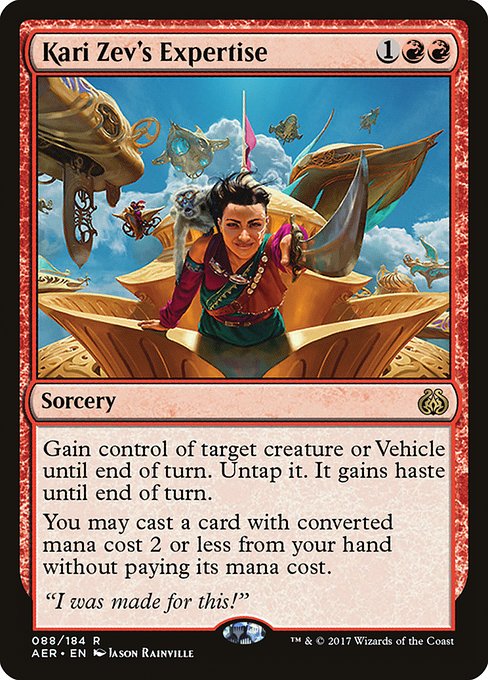 Kari Zev's Expertise (88) - Aether Revolt - Game On