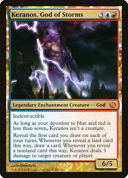 Keranos, God of Storms (151) (Foil) - Journey into Nyx - Game On