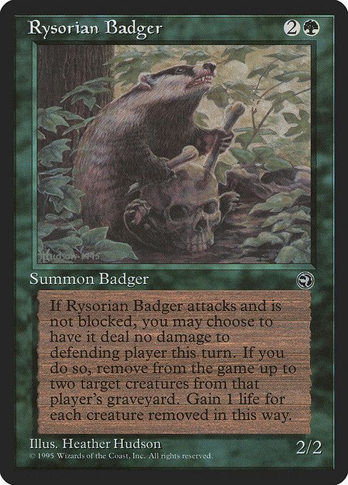 Rysorian Badger (96) - Homelands - Game On