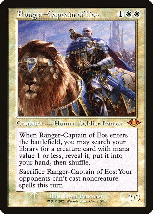 Ranger-Captain of Eos (5) (Etched) - Modern Horizons 1 Timeshifts - Game On