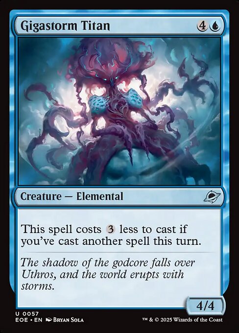 Gigastorm Titan (57) (Foil) - Edge of Eternities - Game On