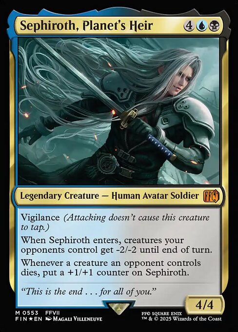 Sephiroth, Planet's Heir (553) (Foil) - Final Fantasy - Game On