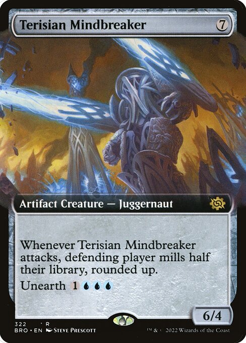 Terisian Mindbreaker (322) - EXTENDED ART (Foil) - The Brothers' War - Game On
