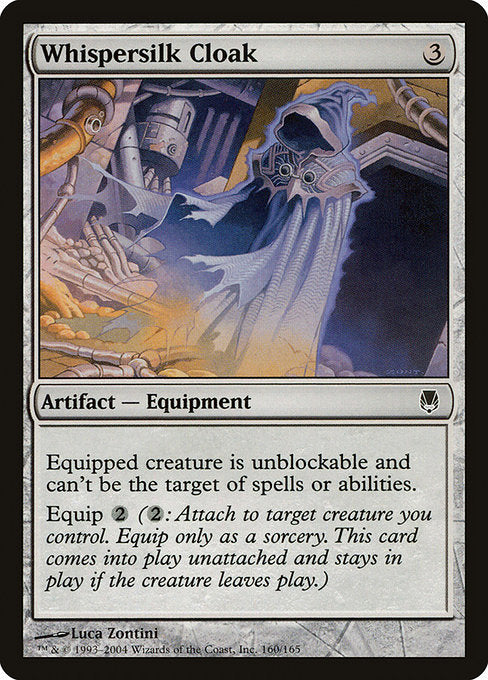 Whispersilk Cloak (160) (Foil) - Darksteel - Game On