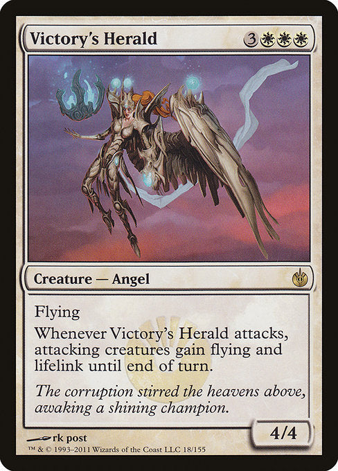 Victory's Herald (18) (Foil) - Mirrodin Besieged - Game On