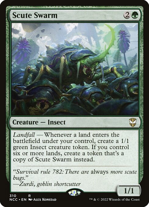 Scute Swarm (310) - New Capenna Commander - Game On