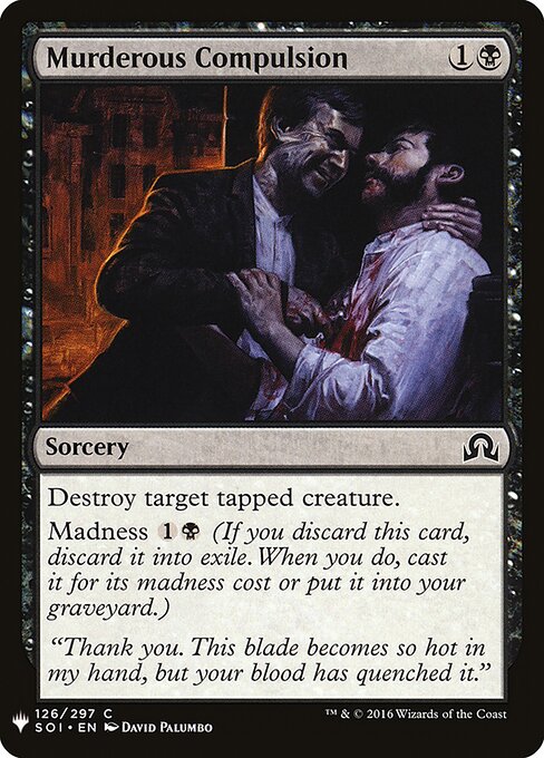 Murderous Compulsion (SOI-126) - The List - Game On
