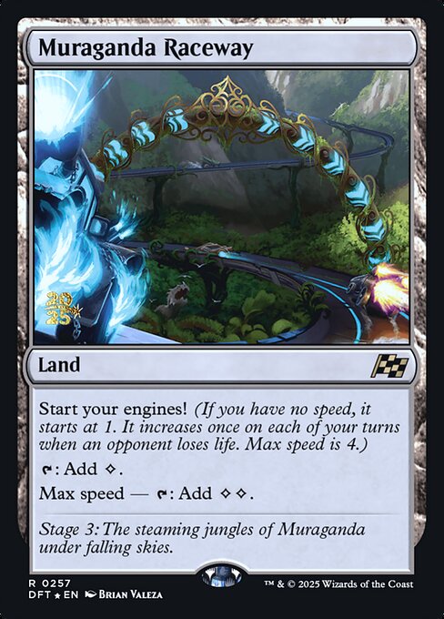 Muraganda Raceway (257s) (Foil) - Aetherdrift Promos - Game On