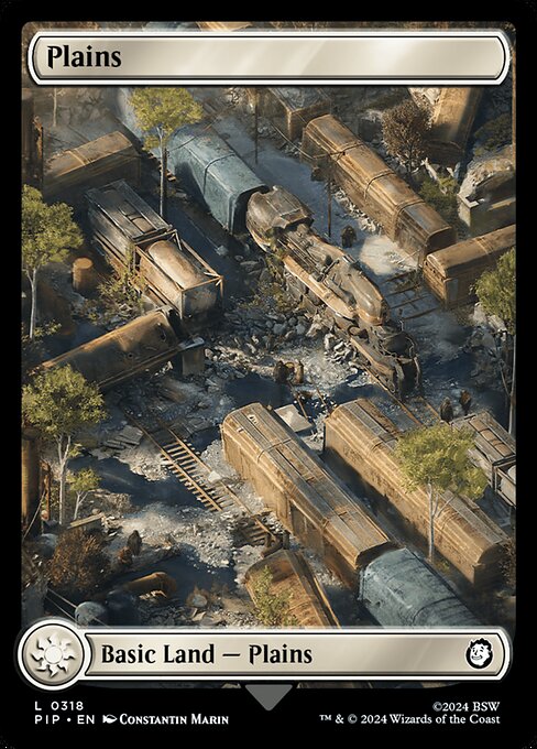 Plains (318) - FULL ART - Fallout - Game On
