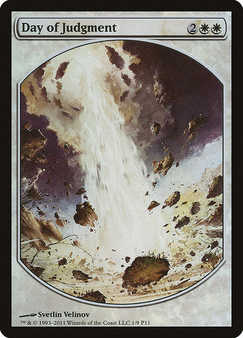 Day of Judgment (1) - FULL ART (Foil) - Magic Player Rewards 2011 - Game On