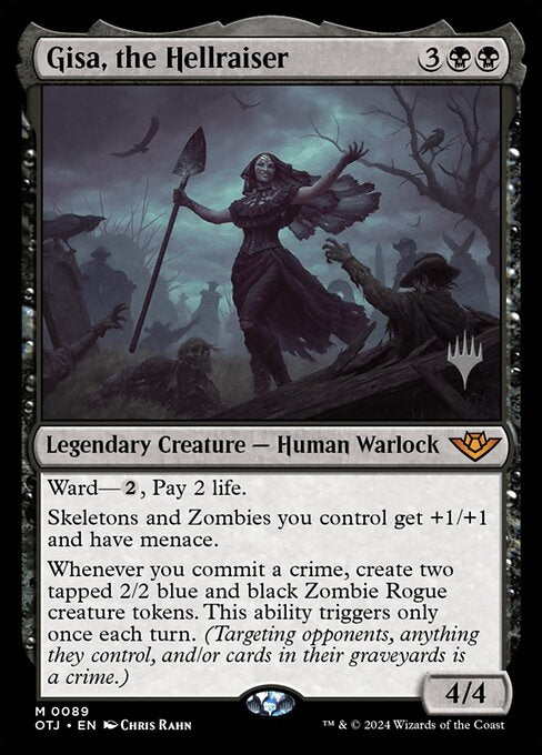 Gisa, the Hellraiser (89p) (Foil) - Outlaws of Thunder Junction Promos - Game On