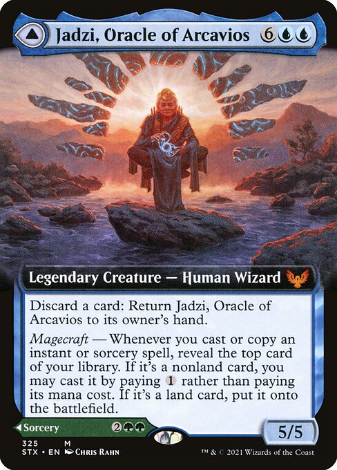 Jadzi, Oracle of Arcavios // Journey to the Oracle (325) - EXTENDED ART - Strixhaven: School of Mages - Game On