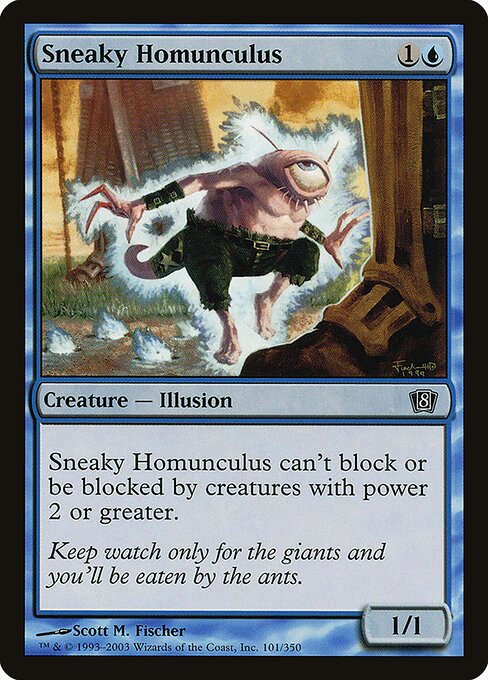 Sneaky Homunculus (101) - Eighth Edition Game On Sneaky Homunculus (101) - Eighth Edition Game On