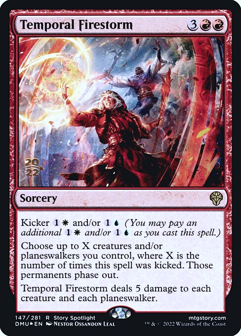 Temporal Firestorm (147s) (Foil) - Dominaria United Promos - Game On