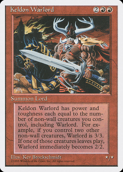 Keldon Warlord (207) - Fourth Edition - Game On