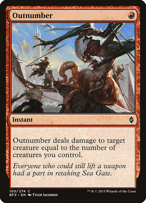 Outnumber (150) (Foil) - Battle for Zendikar - Game On
