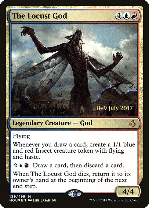 The Locust God (139s) (Foil) - Hour of Devastation Promos - Game On