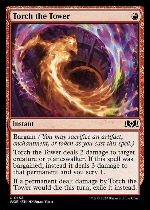 Torch the Tower (153) - Wilds of Eldraine - Game On