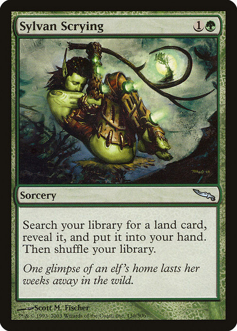 Sylvan Scrying (130) (Foil) - Mirrodin - Game On