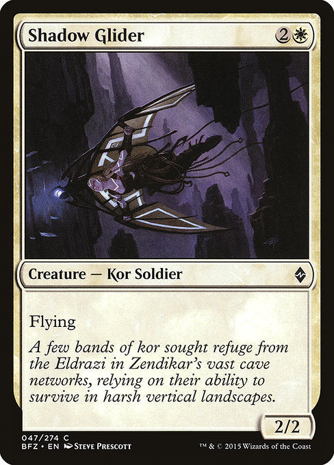 Shadow Glider (47) (Foil) - Battle for Zendikar - Game On