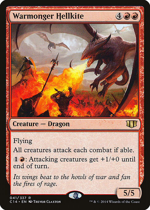 Warmonger Hellkite (41) - Commander 2014 - Game On