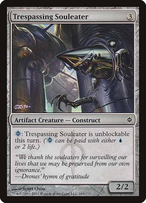 Trespassing Souleater (163) (Foil) - New Phyrexia - Game On
