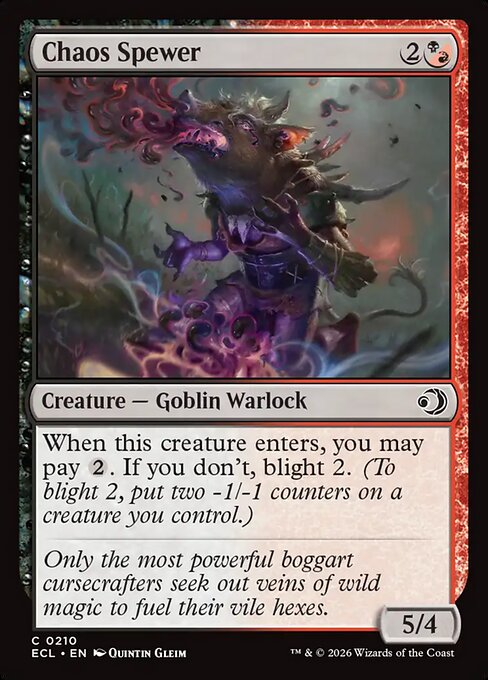 Chaos Spewer (210) (Foil) - Lorwyn Eclipsed - Game On