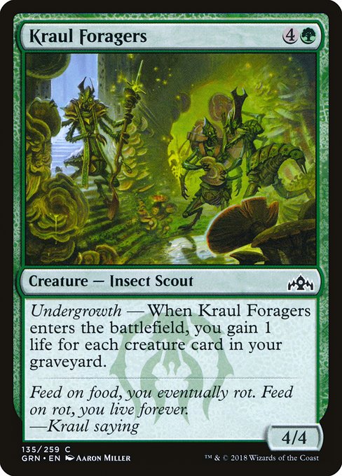 Kraul Foragers (135) (Foil) - Guilds of Ravnica - Game On