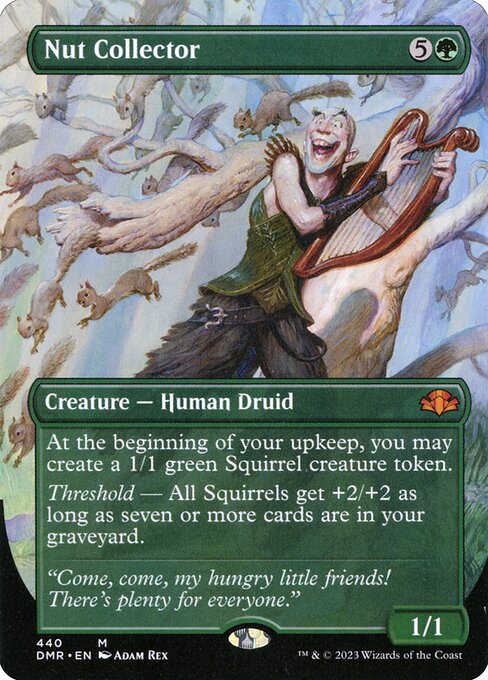 Nut Collector (440) - BORDERLESS - FULL ART - Dominaria Remastered - Game On