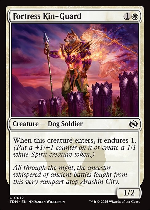 Fortress Kin-Guard (12) (Foil) - Tarkir: Dragonstorm - Game On