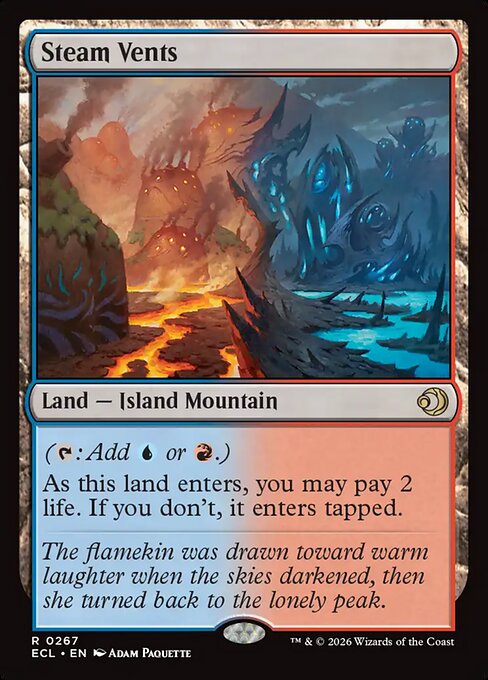 Steam Vents (267) - Lorwyn Eclipsed - Game On