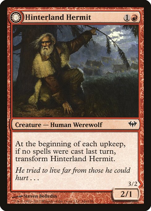 Hinterland Hermit // Hinterland Scourge (94) (Foil) - Dark Ascension - Game On