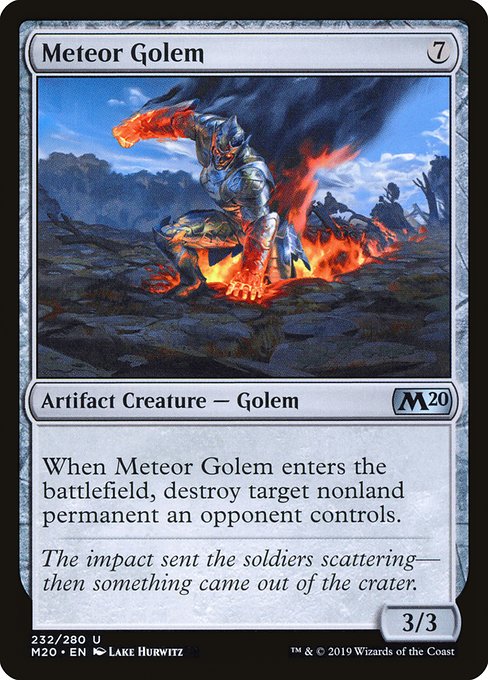 Meteor Golem (232) - Core Set 2020 - Game On