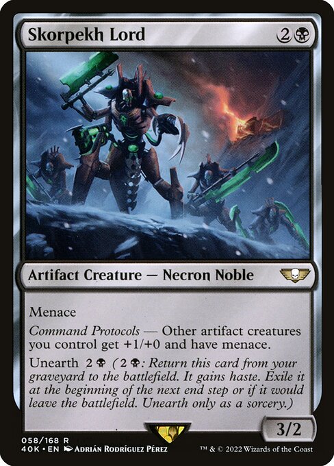 Skorpekh Lord (58) - Warhammer 40,000 Commander - Game On