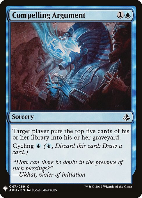 Compelling Argument (AKH-47) - The List - Game On